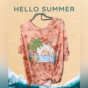 Summer surf curvy T 🏝️